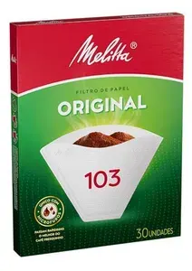 (+ por - / 10 unidades ) Filtro de Papel 103 Melitta 30 Unidades