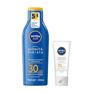 [Prime] Protetor Solar NIVEA FPS 30 e 70, 2 unidades