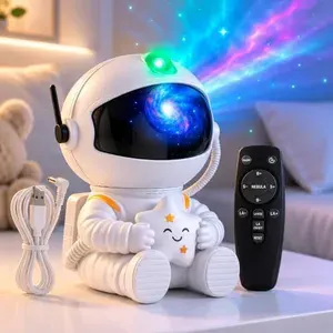 Projetor Estrelas Aurora LED Controle Remoto