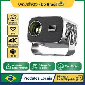 Projetor Mini Portátil LED Android WiFi 4K