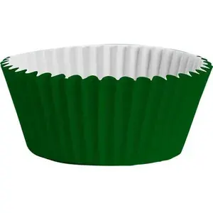 (R$ 1,27 +por-) Forminha Papel N 5 Verde Festa - 100 unidades