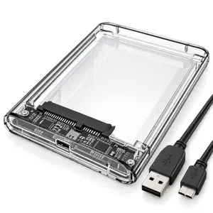 (R$ 10,79 +por-) Case para HD / SSD Externo 2.5 SATA, Adaptador Portátil USB 2.0