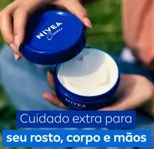 (R$ 13,66 +por-) Creme Hidratante NIVEA Lata 56g, Hidratação Profunda