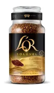 (R$18,71 / + Por -) L'OR, Café Solúvel Classique Pote de Vidro 130g