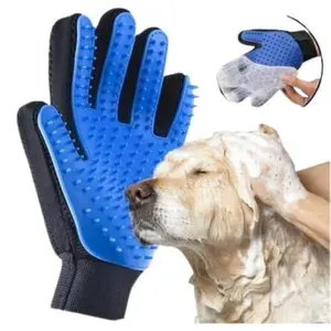 (R$ 7,63 +por-) Luva Pet Magnética Nano Removedora de Pelos Azul