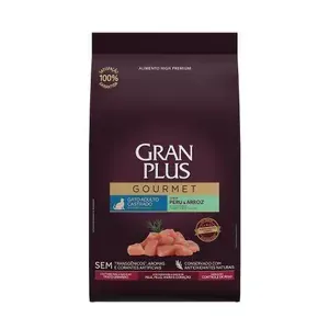 Ração Gourmet Peru Para Gatos Castrados 1Kg