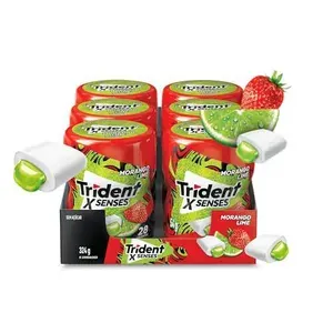 [REC] Chiclete Trident XSenses Morango Lime Sem Açúcar - cx 6 unidades