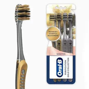 [REC] Escova Dentes Sensitive Purification Gold 4un