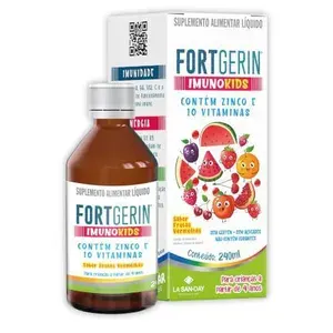 [REC] Fortgerin ImunoKids 240ml Zinco e Vitaminas