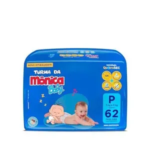 [REC] Fralda Turma da Mônica Baby Mega P 62 Unidades