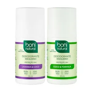 [REC] Kit Desodorante Roll-On Lavanda & Coco, Coco & Toranja
