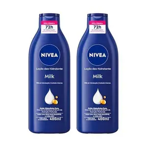 [REC] Kit Loção Hidratante NIVEA Milk Pele Seca 400ml