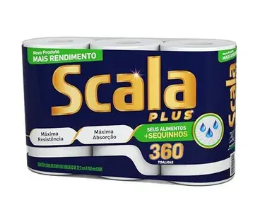 [REC] Papel Toalha Mega Scala Plus, 360 Toalhas