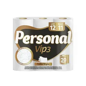 [REC/ +por- R$12,66] Papel Higiênico Vip Folha Tripla 12 Rolos