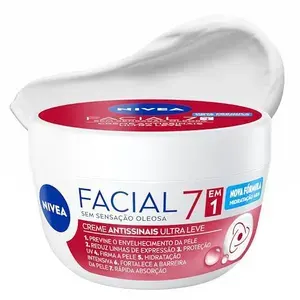 [REC/+por-R$18,59] Creme Facial Antissinais NIVEA Ultraleve 7 em 1