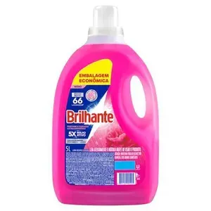 [Rec/+ por - R$30,89] Lava-Roupas Líquido Brilhante 5L