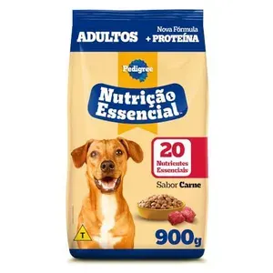 [REC/ + POR - R$8,29] Ração Pedigree Nutrição Essencial Carne Cães 900g
