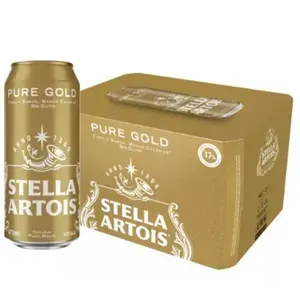 (REC) (R$56,08 / + Por -) Cerveja Sem Glúten Stella Artois, Pure Gold, Lata 473ml, Pack com 12 unidades