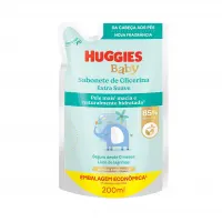 Sabonete Líquido Glicerina Huggies Extra Suave Refil 200 Ml