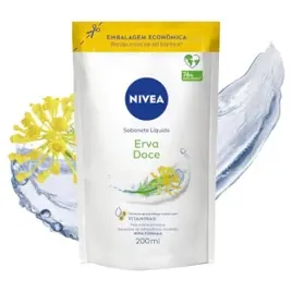 Sabonete Líquido Refil Nivea, Erva-Doce, 200ml