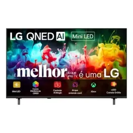 Smart TV 4K 55" LG QNED Mini LED AI QNED70 2026 Processador α7 Ger9 HDR10 Xbox Bluetooth Wi-Fi AI Search Google Gemini Integrados webOS 26 - 55QNED70