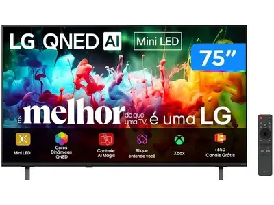Smart TV 75QNED70BSA QNED MINI LED 75 4K Wi-fi Google Cast LG