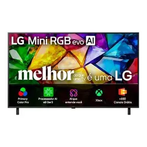 Smart TV LG 4K Mini RGB 55 polegadas 2026 55MRGB85BSC