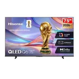 Smart Tv QLED 4K 75" Hisense Q6QV