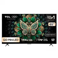 Smart TV TCL 65 Polegadas QD-Mini LED 4K C6K WiFi Bluetooth