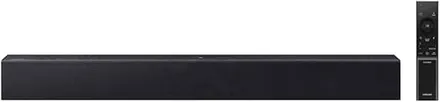 Soundbar Samsung HW-B400F, com 2.0 canais, Bluetooth, Subwoofer integrado e HDMI ARC