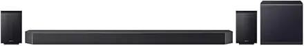 Soundbar Samsung HW-Q990H, com 11.1.4 canais, Dolby Atmos® sem fio, Sincronia Sonora e Alexa integrada