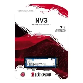 Ssd Kingston Nv3 1Tb M.2 2280 Pcie 4.0 Nvme 6000 MbS