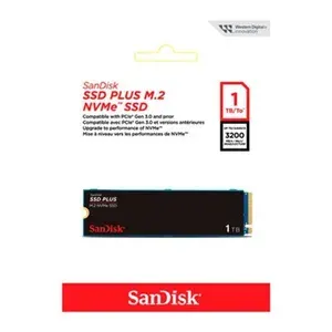 SSD SanDisk Plus 1TB M.2 PCIe NVMe Preto