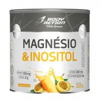 Suplemento Em Pó De Magnésio E Inositol Bodyaction, 210g