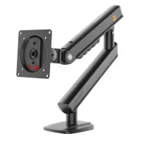 Suporte De Mesa Ergonômico North Bayou Single Arm A5-B, Articulado, Para Monitores 17 Até 32 Pol, Preto