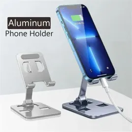 Suporte Dobrável de Mesa para Celular e Tablet