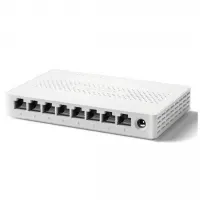 Switch De Internet Gigabit SM108 Com 8 Portas, 2.5G, Plug & Play, Compacto