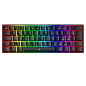 Teclado Gamer Redragon Fizz RGB Preto Switch Linear
