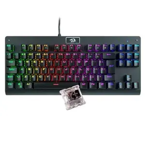 Teclado Mecânico Gamer Redragon Switch Brown Com Fio
