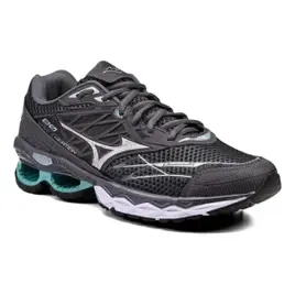 Tênis Mizuno Wave Creation Original Macio Corrida Treino Grafiteverde 38 Br