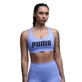 Top Puma 4Keeps Logo Feminino Roxo P