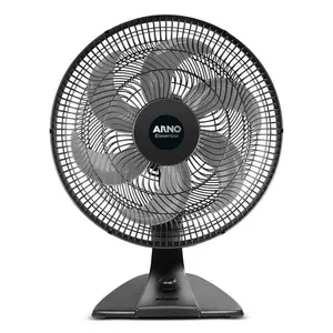 Ventilador Mesa Arno 140W Preto Cinza 3 Velocidades