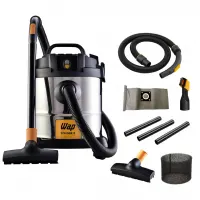 WAP Aspirador De Pó E Água Barril GTW INOX 12, Compacto, 12 Litros