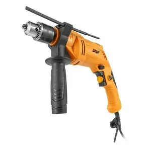 WAP Parafusadeira e Furadeira Impacto 3/8" WF 700FE W2, Limitador de Profundidade e Empunhadeira Auxiliar 40Nm 700W 220V