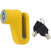 Western TM-28 Trava Para Disco De Freio Moto, Vermelho/Amarelo